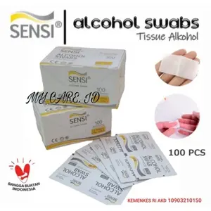 Alcohol Swabs SENSI ONEMED - Tissue Alkohol - Alkohol Swab Sensi ONEMED 100lembar - 100% Original