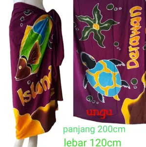 sarung pantai lukis jumbo 200×120 Scarves & Shawls