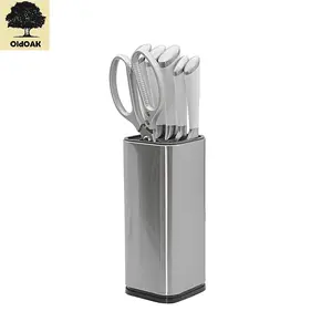 TaffHOME Tempat Pisau Dapur Stand Tool Knife Holder Stainless Steel - SUS430